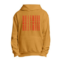 Mollywood Malayalam Indian Movies Repeating Red Text Gift Urban Pullover Hoodie | Artistshot