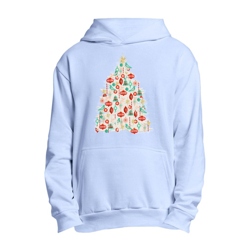 Shiny Ornaments Tree Urban Pullover Hoodie | Artistshot