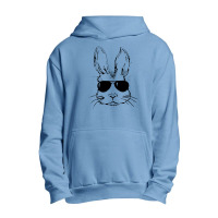 Bunny Face With Sunglasses Easter Day For Boys Men Kids Urban Pullover Hoodie | Artistshot