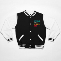 Awesome Since October 2016 6th Birthday Gift 6 Years Old Boy Bomber Jacket | Artistshot