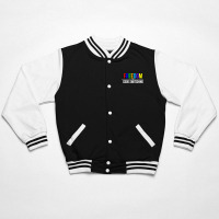 Freedom Over Code Switching Rainbow Long Sleeve T Shirt Bomber Jacket | Artistshot