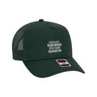 Calculate Kindness Into Every Equation School Math Teacher Mesh Back Trucker Hat | Artistshot