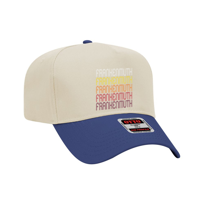 Frankenmuth, Mi Vintage Style Michigan Adjustable Baseball Cap by Mello Greenwood | Artistshot