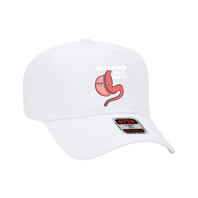 Funny Sleeve Gastric Surgery Bariatric Medical I Old Habits Adjustable Baseball Cap by badieu97 | Artistshot