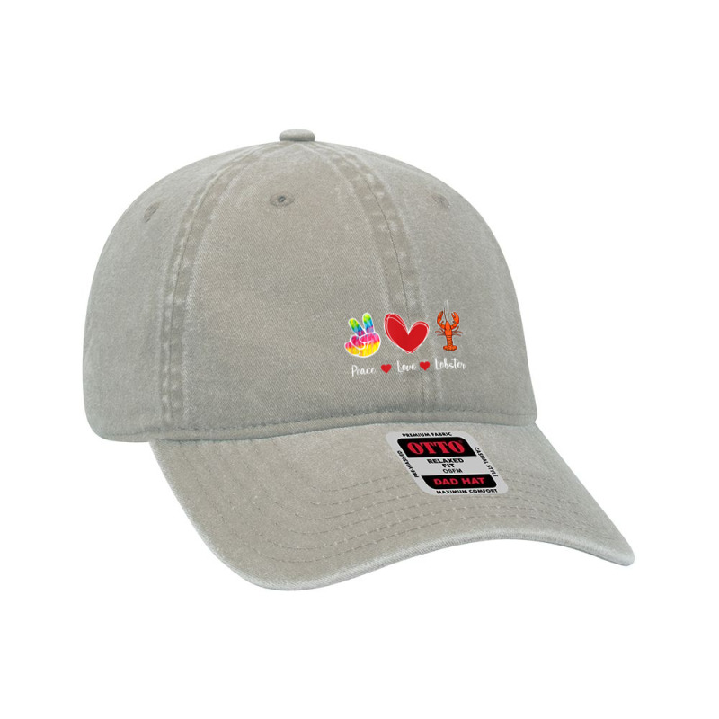 Deep Ocean Crustacean Sea Born Creatures Peace Love Lobster My Favorit Dyed Cap | Artistshot