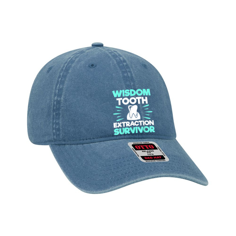 Wisdom Tooth Extraction Survivor  Dentist Dental Hygienist Dyed Cap | Artistshot