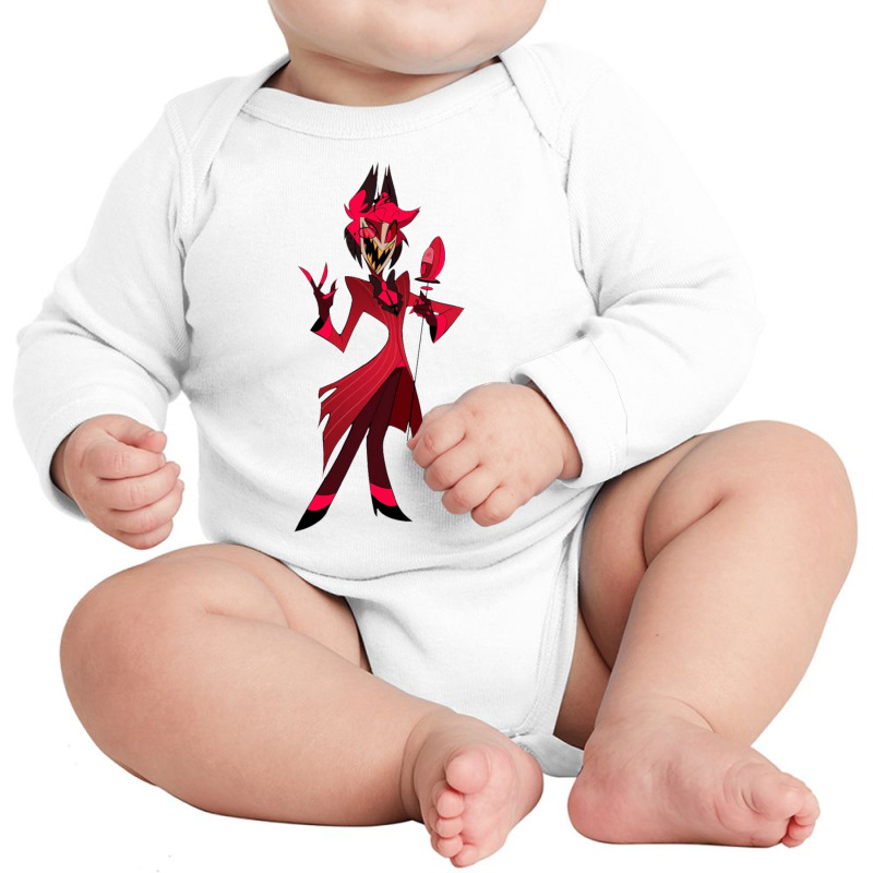 Hazbin Hotel Alastor, Angel Dust, Jeby,demon, Hazbin Alastor, Charlie Long Sleeve Baby Bodysuit by John27 | Artistshot