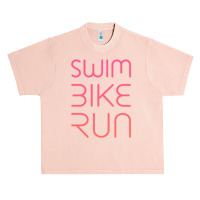 Swim Bike Run, Triathlon Cool Design Urban Heavy T-shirt | Artistshot