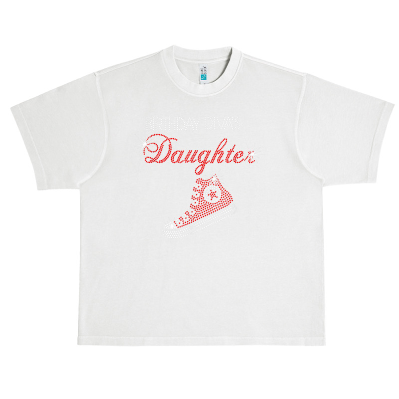 Birthday Diva's Daughter Sneaker Bling Rhinestone T Shirt Urban Heavy T-shirt by cm-arts | Artistshot