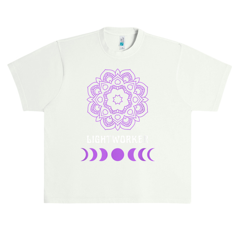 Lightworker Energy Healer New Age Meditation Moon Phase T Shirt Urban Heavy T-shirt | Artistshot