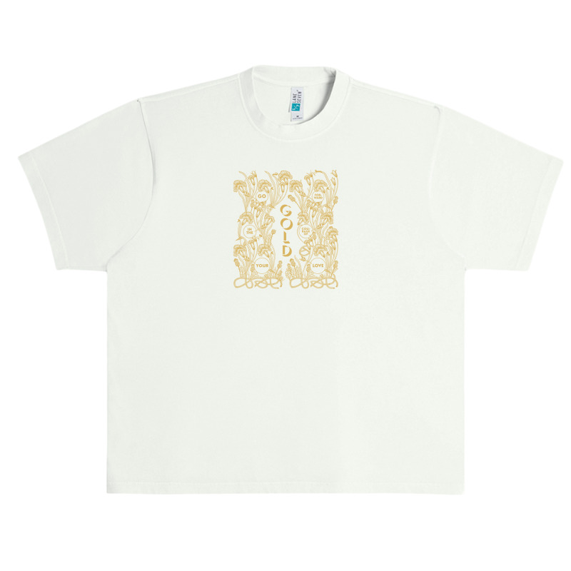 Gold – Go Forward In The Courage Of Your Love Alabaster Deplume-giga Urban Heavy T-shirt by ArikaCastilaw | Artistshot