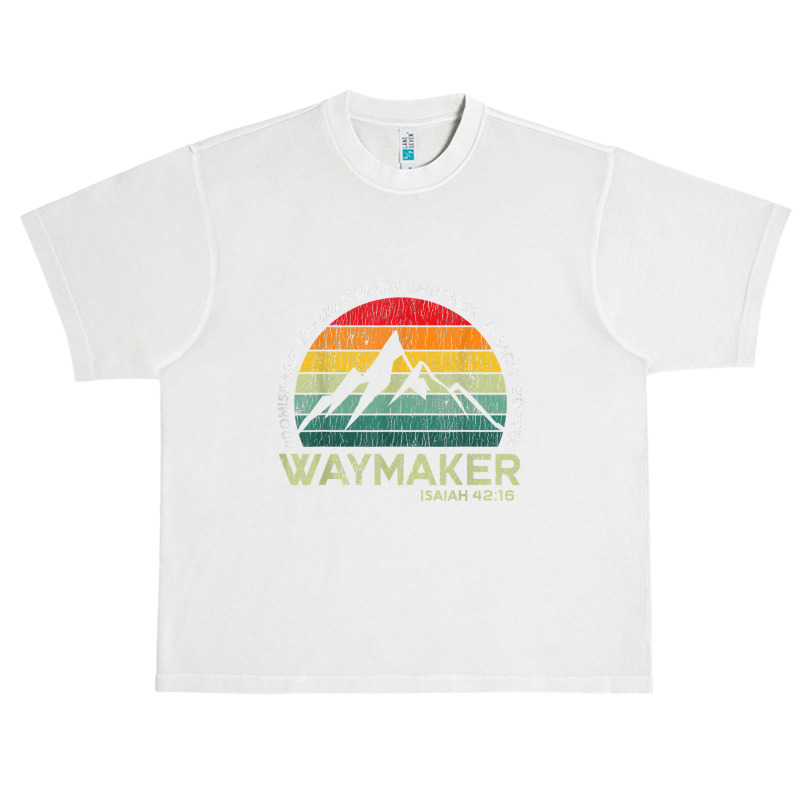 Vintage Waymaker Promise Keeper Miracle Worker Urban Heavy T-shirt by Christine R Cross | Artistshot