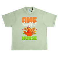 Thanksgiving Nurse   One Thankful Nurse T- Urban Heavy T-shirt | Artistshot