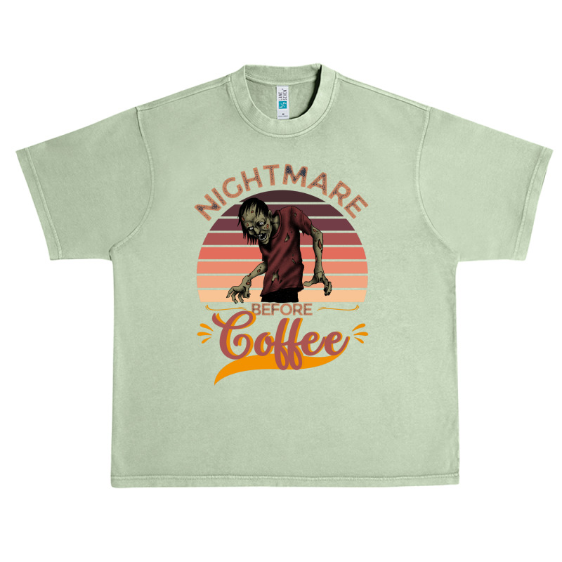 I Am A Nightmare Before Coffee Urban Heavy T-shirt by cm-arts | Artistshot