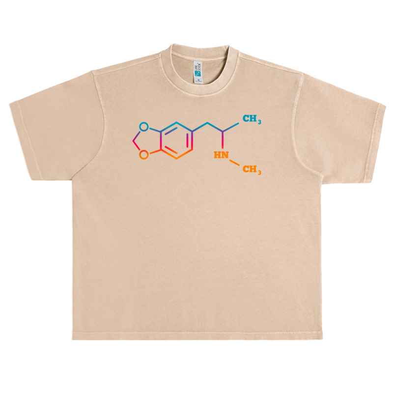 Mdma Ecstasy Techno Chemical Molecule Funny Edm Rave Party T Shirt Urban Heavy T-shirt | Artistshot