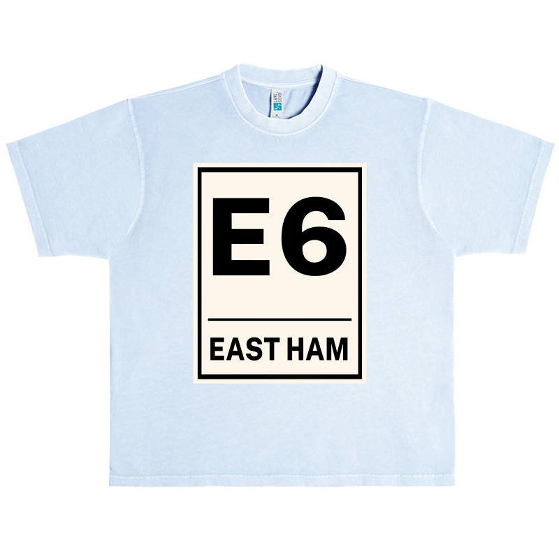 E6 East Ham Postcode United Kingdom Urban Heavy T-shirt | Artistshot