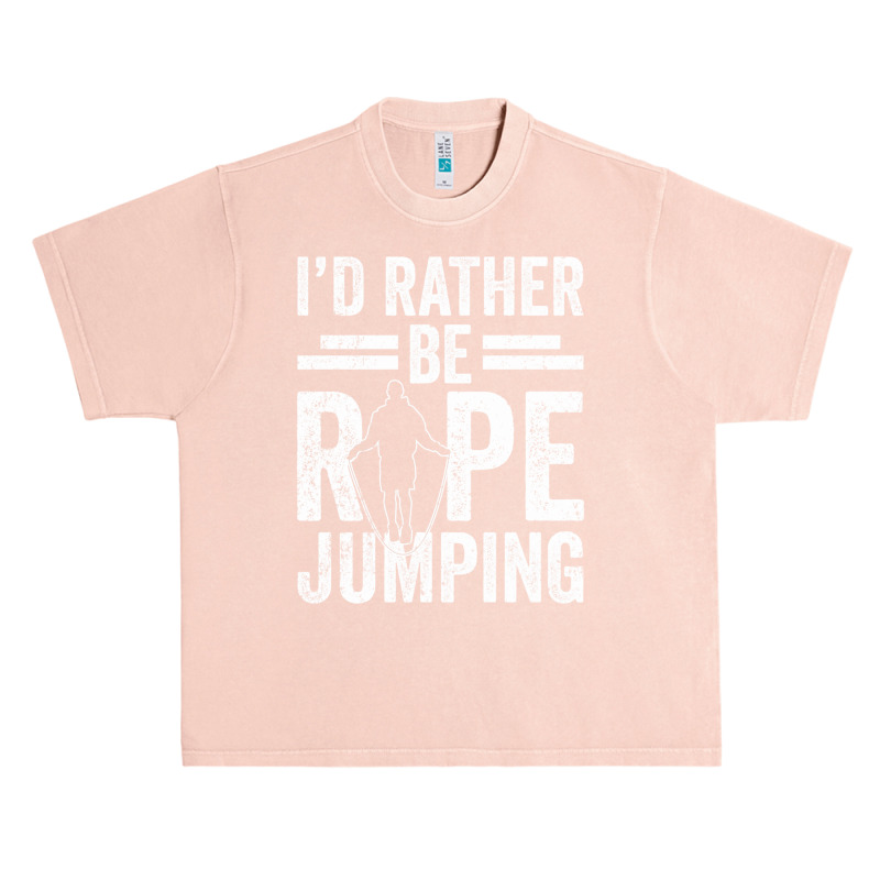 I'd Rather Be Rope Jumping Jump Skipping Hobby Long Sleeve T Shirt Urban Heavy T-shirt | Artistshot