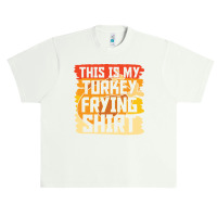 Thanksgiving Turkey Frying Shirt Urban Heavy T-shirt | Artistshot