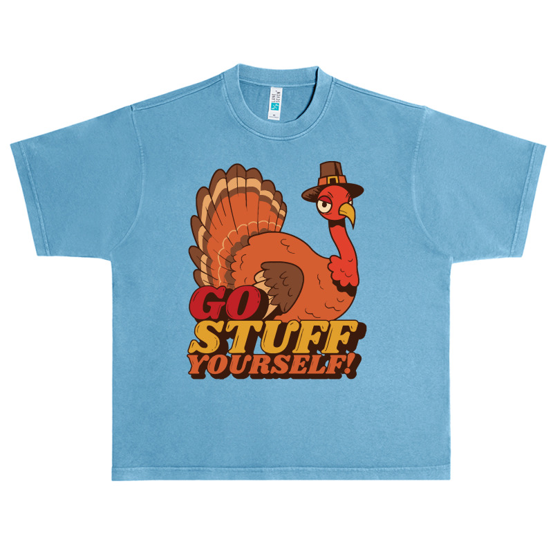 Thanksgiving Turkey Anti Thanksgiving Design - Go Stuff Yourself Urban Heavy T-shirt | Artistshot