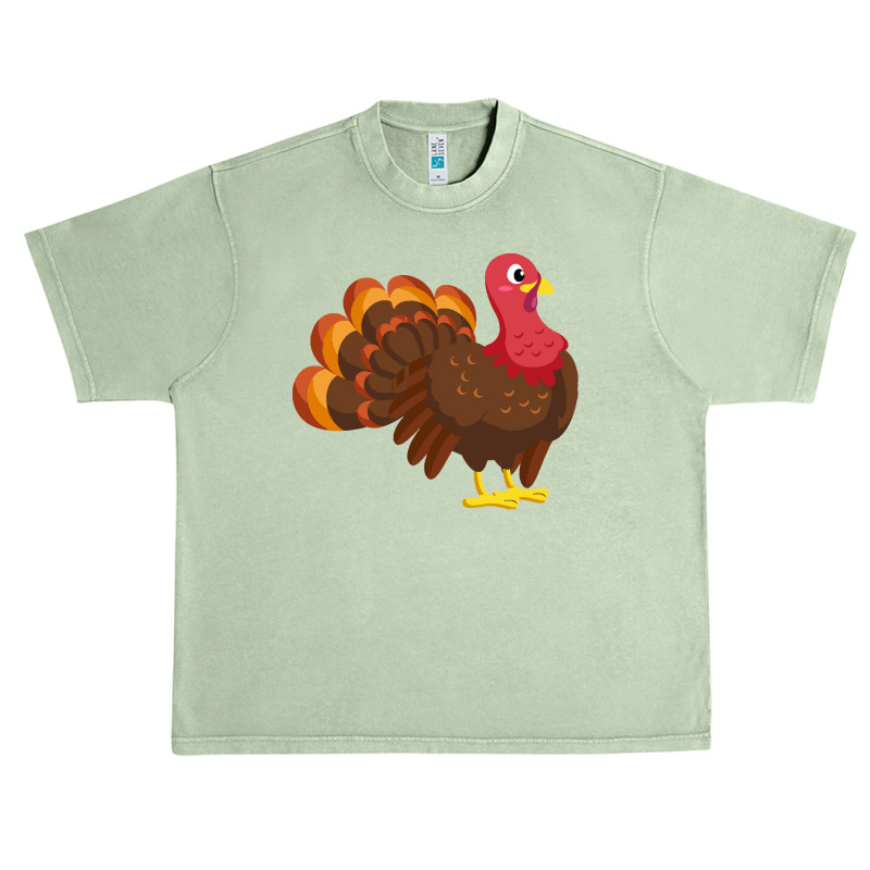 Thanksgiving Turkey Cute Thanksgiving Turkey Urban Heavy T-shirt | Artistshot