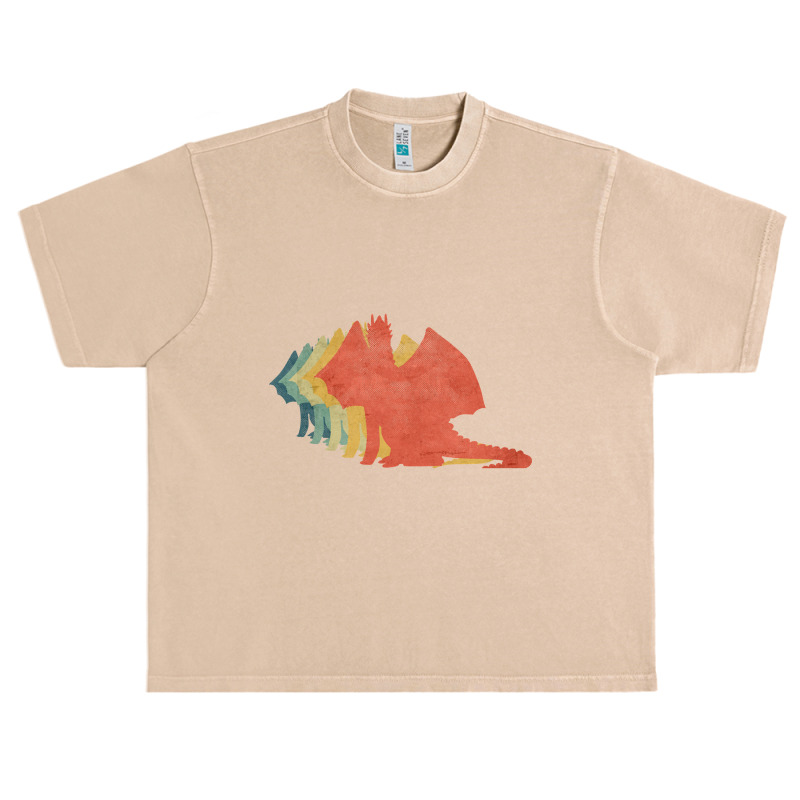 Dragon Retro Vintage Color Urban Heavy T-shirt by Kenlofu52 | Artistshot