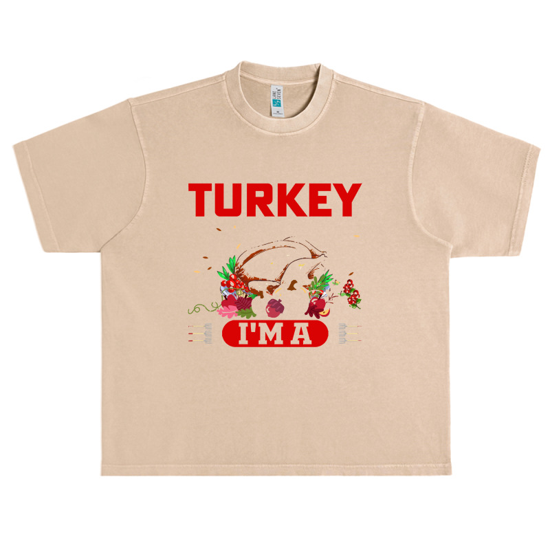 Thanksgiving Turkey I Don't See Any Turkey I'm A Flamingo Urban Heavy T-shirt | Artistshot