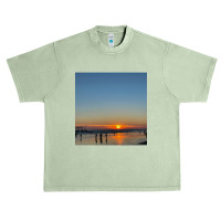 Brighton Golden Sunset Urban Heavy T-shirt | Artistshot