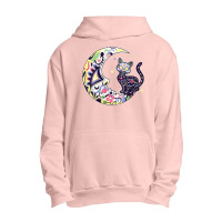 Womens Cat And Moon Sugar Skull Dia De Los Muertos Day Of The Dead V N Urban Pullover Hoodie | Artistshot