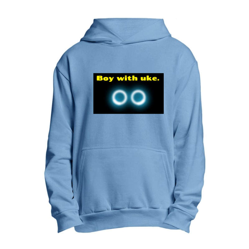 Boy Uke...he_s With A Uke Ukulele Urban Pullover Hoodie by cm-arts | Artistshot