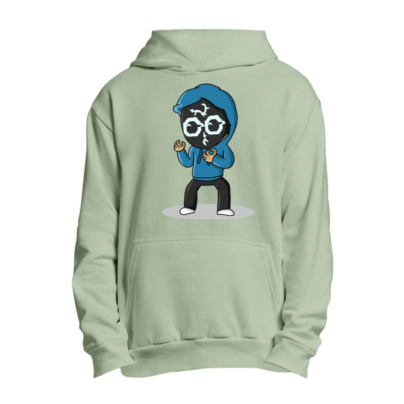 Cool Mask Boy Urban Pullover Hoodie by cm-arts | Artistshot