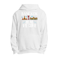 Bangkok Thailand City Trip Skyline Map Urban Pullover Hoodie | Artistshot