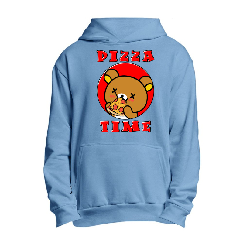 C:\users\dell\desktop\l2\chung 7\rilakkuma Relaxed Bear Pizza Time.png Urban Pullover Hoodie | Artistshot