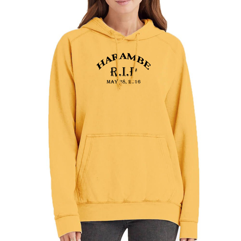 Harambe Rip May 28 2016 Vintage Hoodie | Artistshot