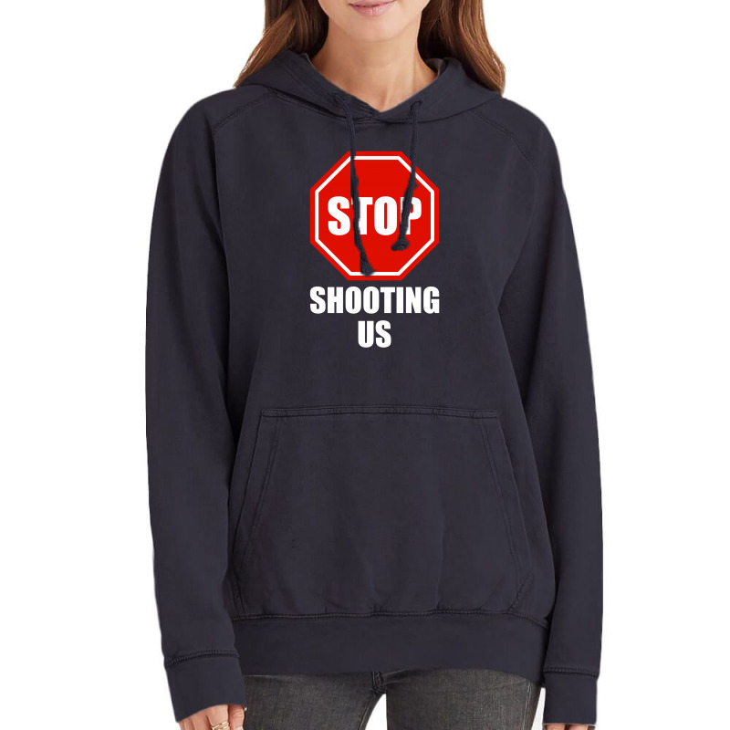 Stop Shooting Us - Black Lives Matter Vintage Hoodie | Artistshot