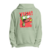 Invader Zim Gir Screaming Yum! Taco Portrait Urban Pullover Hoodie | Artistshot