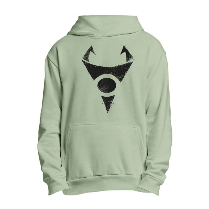 Invader Zim Irken Symbol Black Spray Paint Stencil Urban Pullover Hoodie by cm-arts | Artistshot