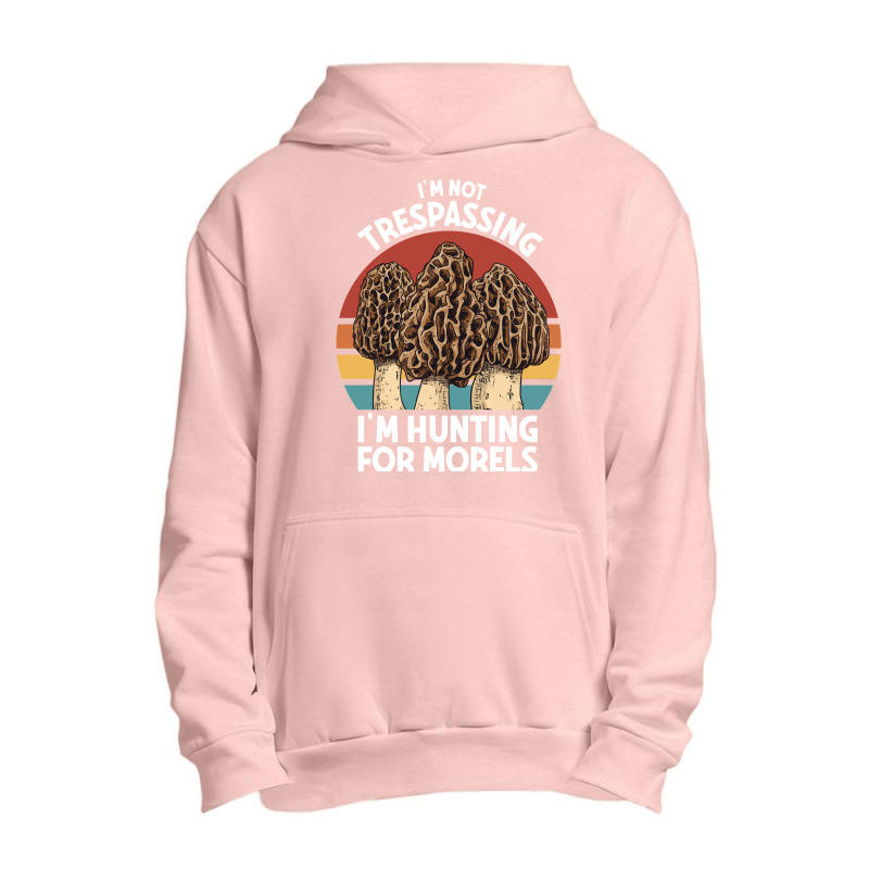 Hunting For Morels Foraging Mushroom Hunter Mycology Morels Pullover H Urban Pullover Hoodie by cm-arts | Artistshot