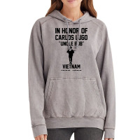 In Honor Of Carlos Lugo Vietnam Vintage Hoodie | Artistshot