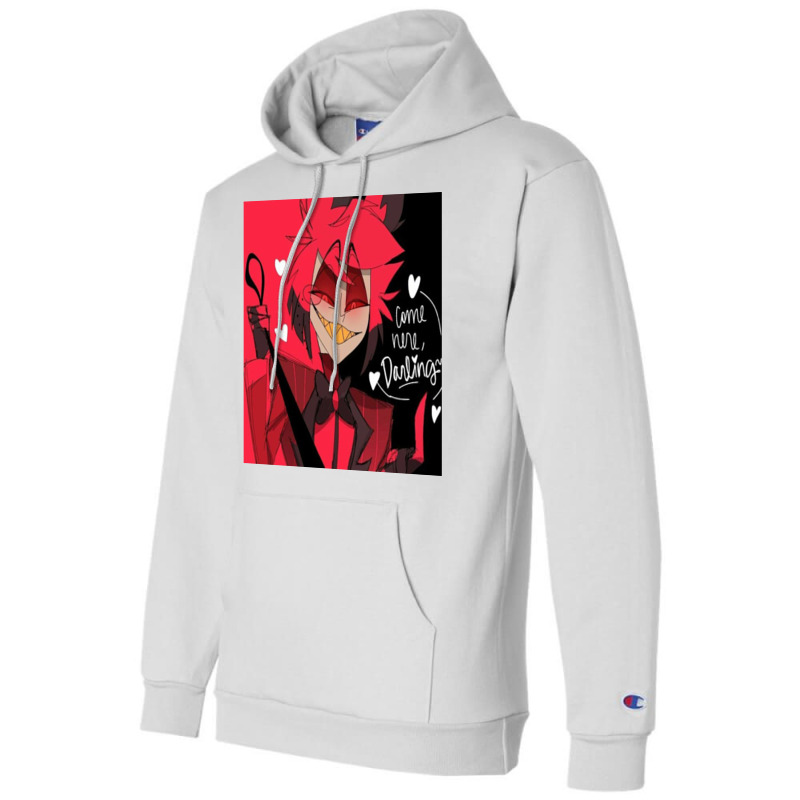 Custom Radio Demon Hazbin Hazbin Hotel Alastor Jebyangel Dust Champion Hoodie By Ignacio46