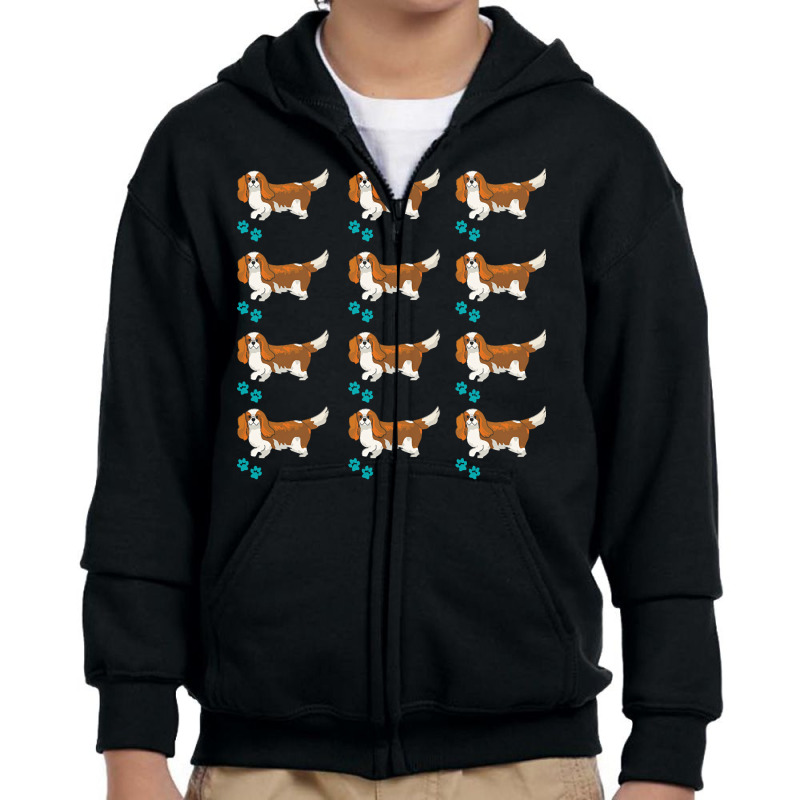 Cavalier King Charles Spaniel Dog T  Shirt Cavalier King Charles Spani Youth Zipper Hoodie | Artistshot