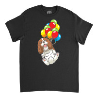 King Charles Spaniel T  Shirt Cavalier King Charles Spaniel Dog With B Classic T-shirt | Artistshot