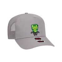 Funny Men Cartoon Green Character Men Women Mesh Back Trucker Hat | Artistshot