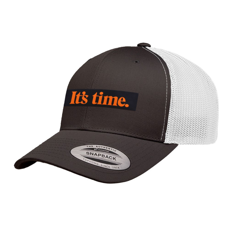 It's Time Retro Trucker Cap by coşkun | Artistshot