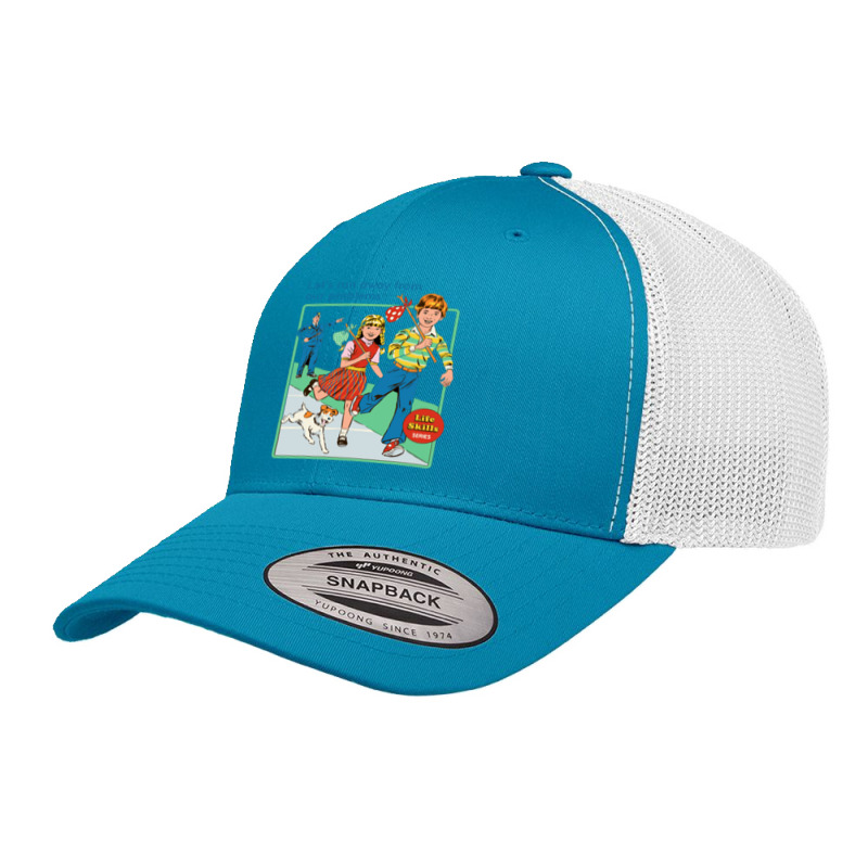 Let’s Run Away Retro Trucker Cap by BrownArt | Artistshot