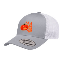 Screaming Pumpkin Retro Trucker Cap | Artistshot