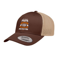 Papa Because To Be Called Mediator Retro Trucker Cap | Artistshot