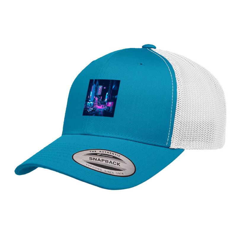 Hongkong Neon Synthwave Retro Trucker Cap by Jeff_Nugroho | Artistshot