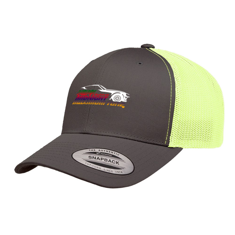 Midnight Maximum Tune Arcade Racing Retro Trucker Cap by LumLum | Artistshot