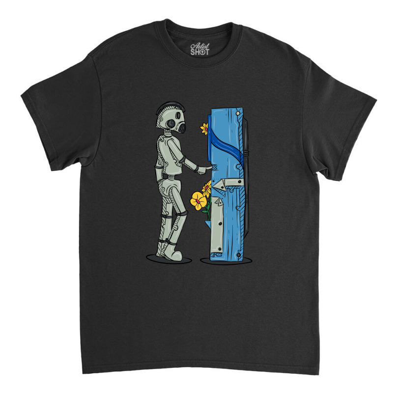 The Robot And The Vending Machine Classic T-shirt | Artistshot