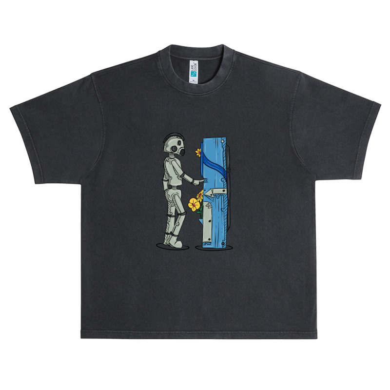 The Robot And The Vending Machine Urban Heavy T-shirt | Artistshot